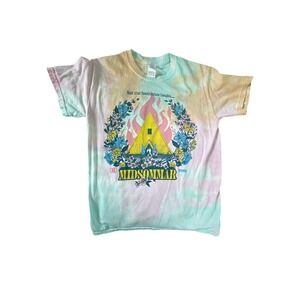 Studiohouse Designs Midsommar Horror Movie Graphic Tie Dye T-Shirt Pastel S